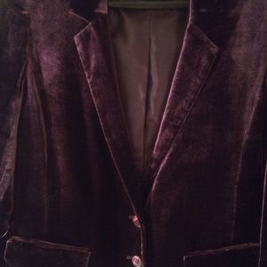Halogen Jackets & Coats - Halogen Purple Velvet Blazer Medium Halogen Jackets & Coats - Halogen Purple Velvet Blazer Medium